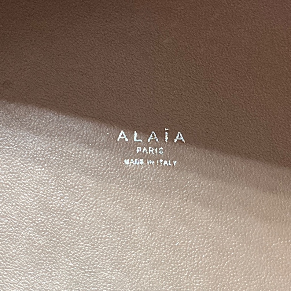 ALAIA CANELLE / NOIR NUT BROWN MINA MEDIUM POLAIN ZEBRA AND ELAPHE CALF HAIR AND - Picture 15 of 16